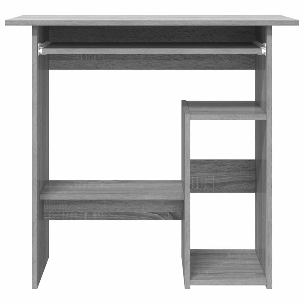 Scrivania Grigio Sonoma 80x45x74 cm in Legno Multistrato