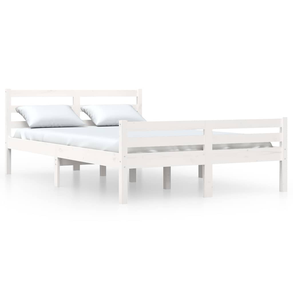Giroletto Bianco in Legno Massello 140x200 cm
