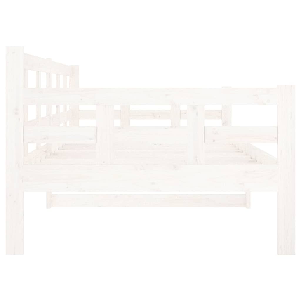 Dormeuse Bianca in Legno Massello di Pino 90x200 cm