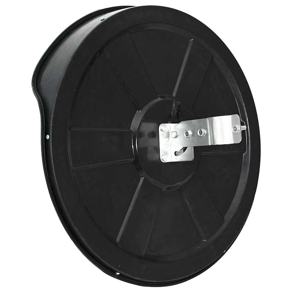 Specchio stradale convesso per esterni nero Ø60cm policarbonato
