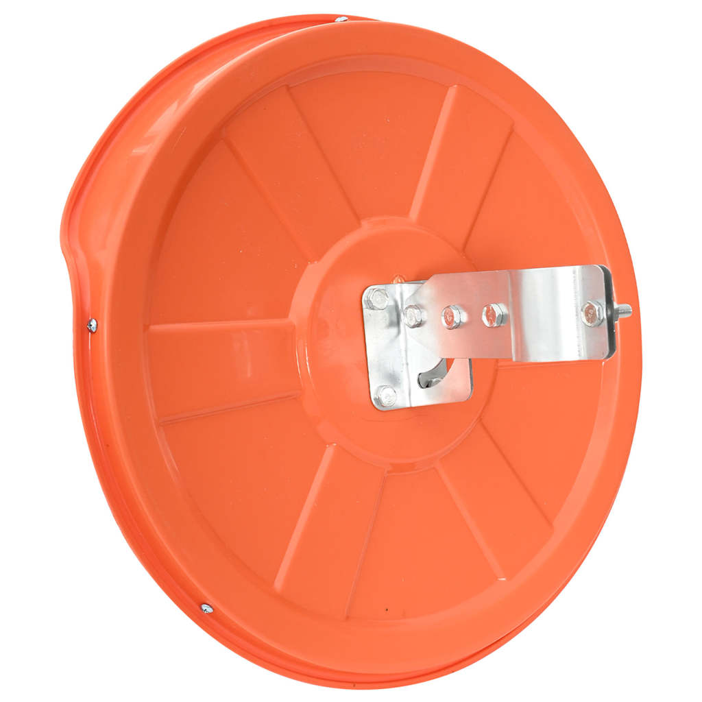 Specchio stradale convesso per esterni arancione Ø30 cm
