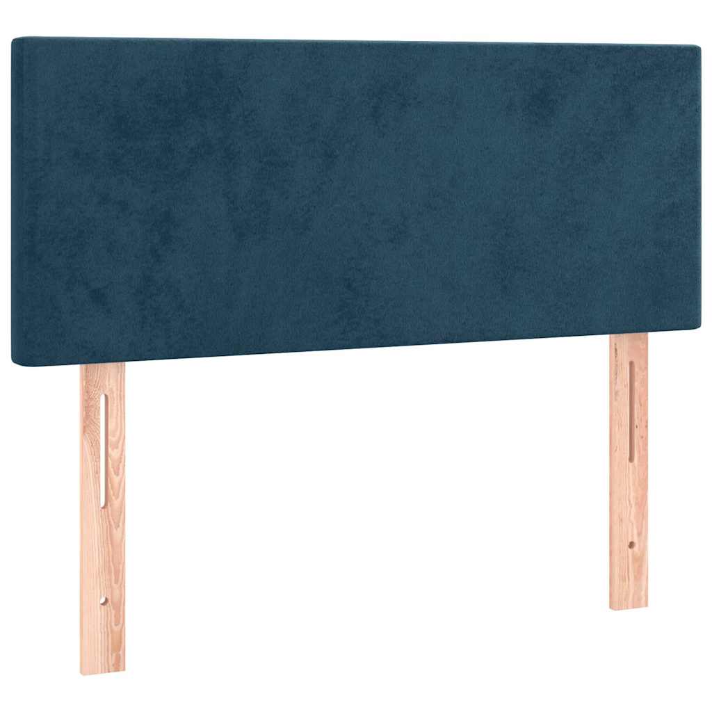 Testiera Blu Scuro 100x5x78/88 cm in Velluto