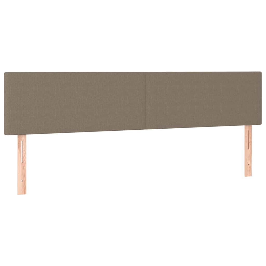 Testiera Tortora 180x5x78/88 cm in Tessuto