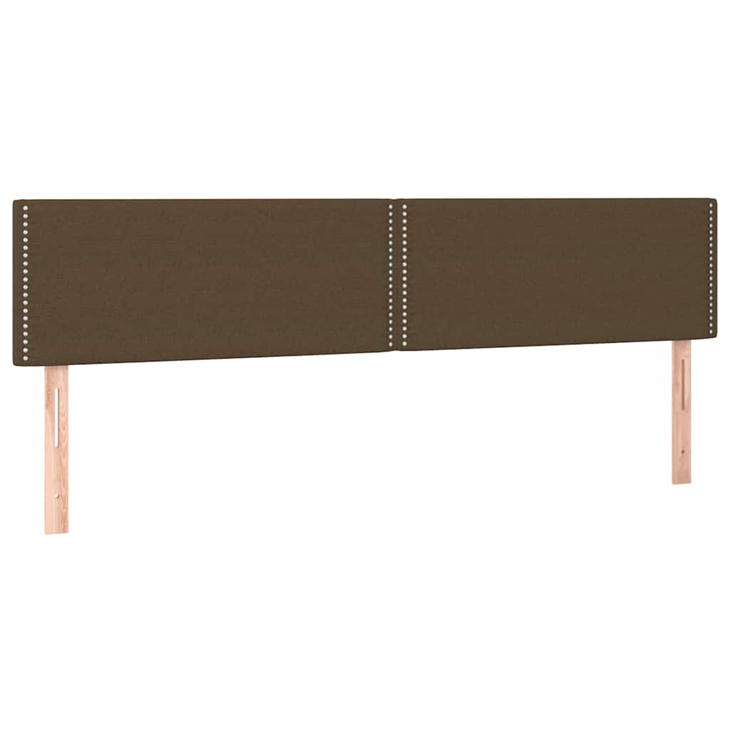 Testiera Marrone Scuro 180x5x78/88 cm in Tessuto