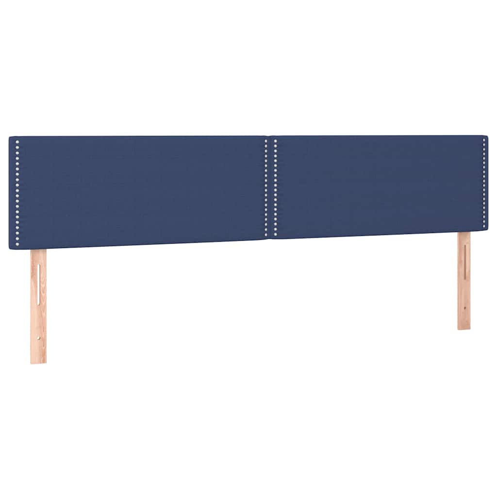 Testiera Blu 180x5x78/88 cm in Tessuto