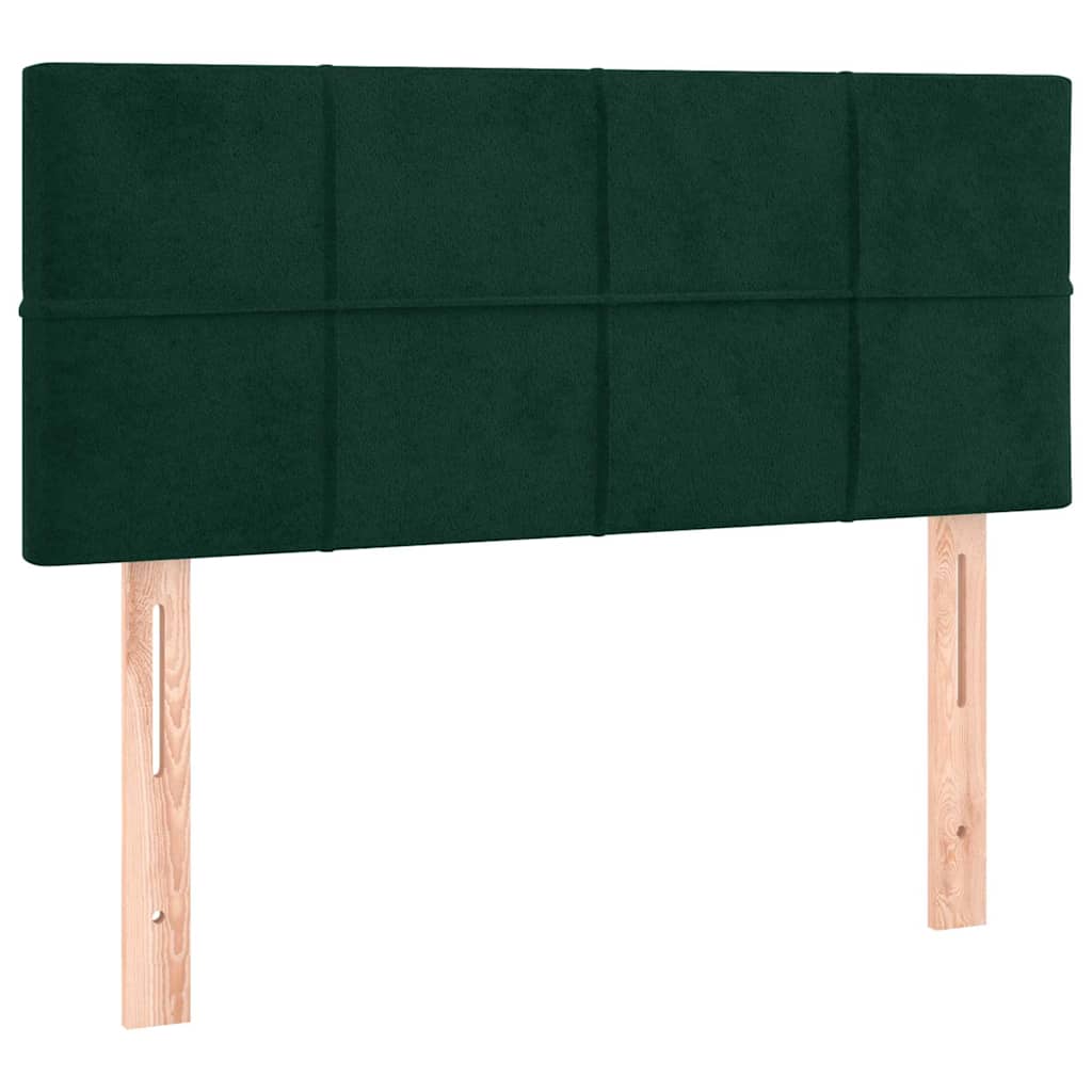 Testiera Verde Scuro 100x5x78/88 cm in Velluto