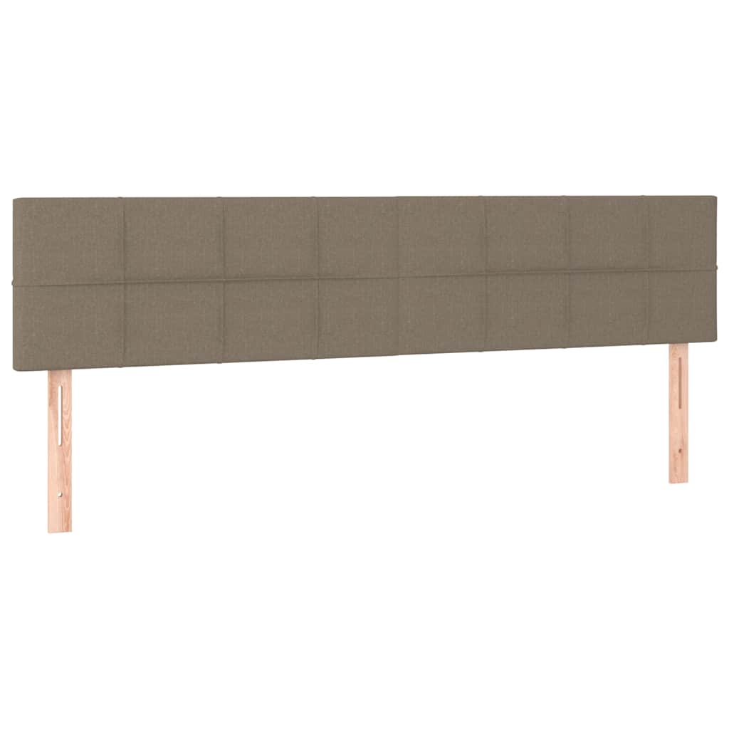 Testiera Tortora 160x5x78/88 cm in Tessuto