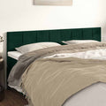 Testiera Verde Scuro 180x5x78/88 cm in Velluto