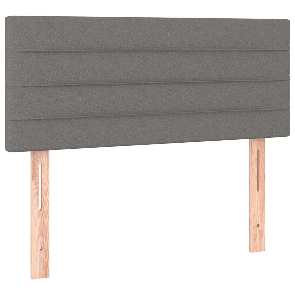 Testiera Grigio Scuro 90x5x78/88 cm in Tessuto