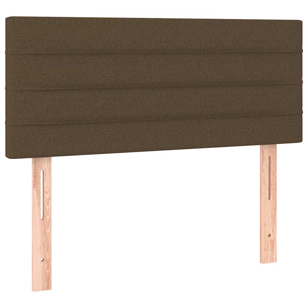 Testiera Marrone Scuro 90x5x78/88 cm in Tessuto