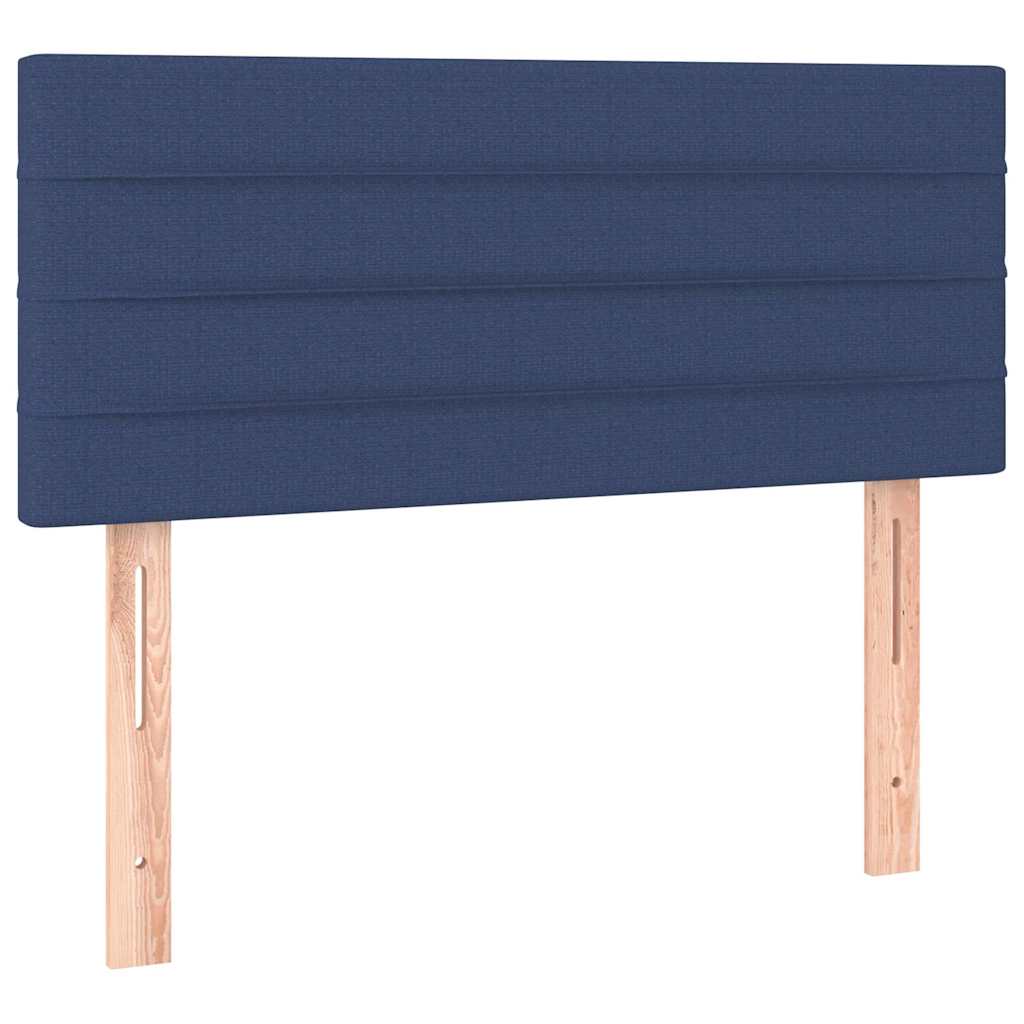 Testiera Blu 100x5x78/88 cm in Tessuto