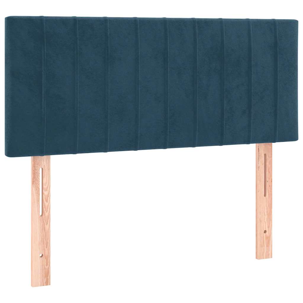 Testiera Blu Scuro 80x5x78/88 cm in Velluto