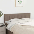 Testiera Tortora 144x5x78/88 cm in Tessuto