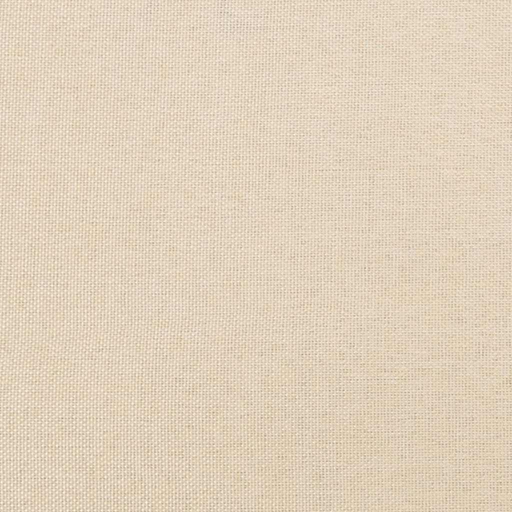 Testiera Crema 100 x 7 x 78/88 cm in Tessuto