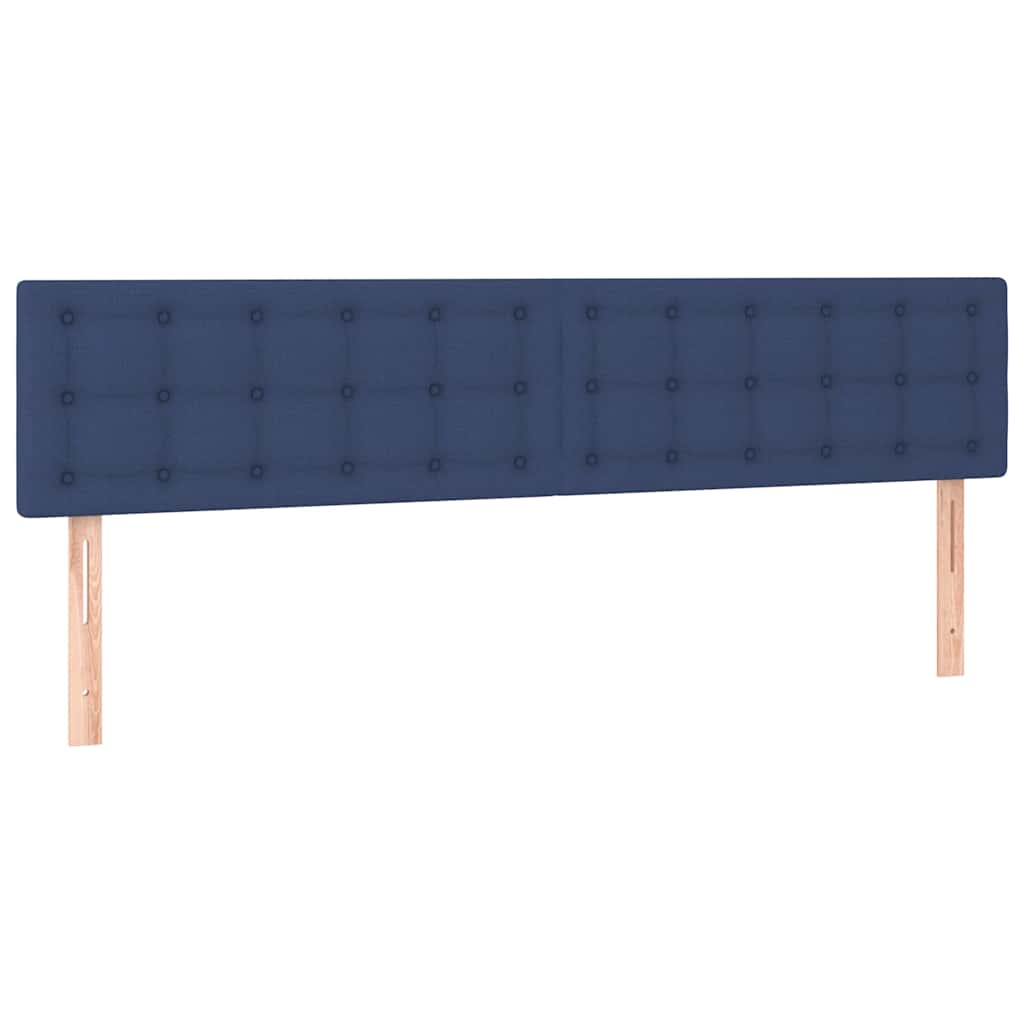 Testiera Blu 200x5x78/88 cm in Tessuto
