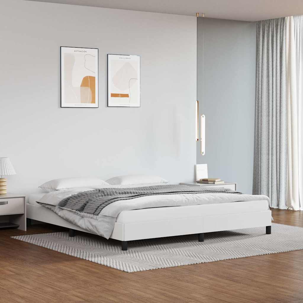 Giroletto Bianco 160x200 cm in Similpelle