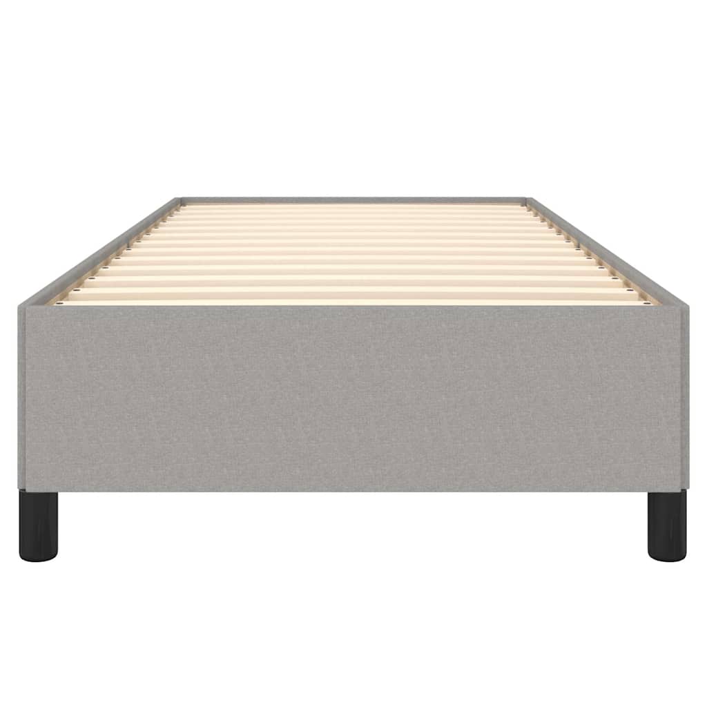 Giroletto senza Materasso Grigio Chiaro 80x200 cm Tessuto