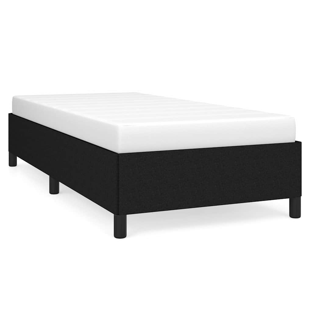 Giroletto senza Materasso Nero 80x200 cm Tessuto