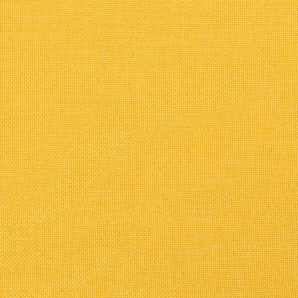 Panca Giallo Chiaro 100x35x41 cm in Tessuto