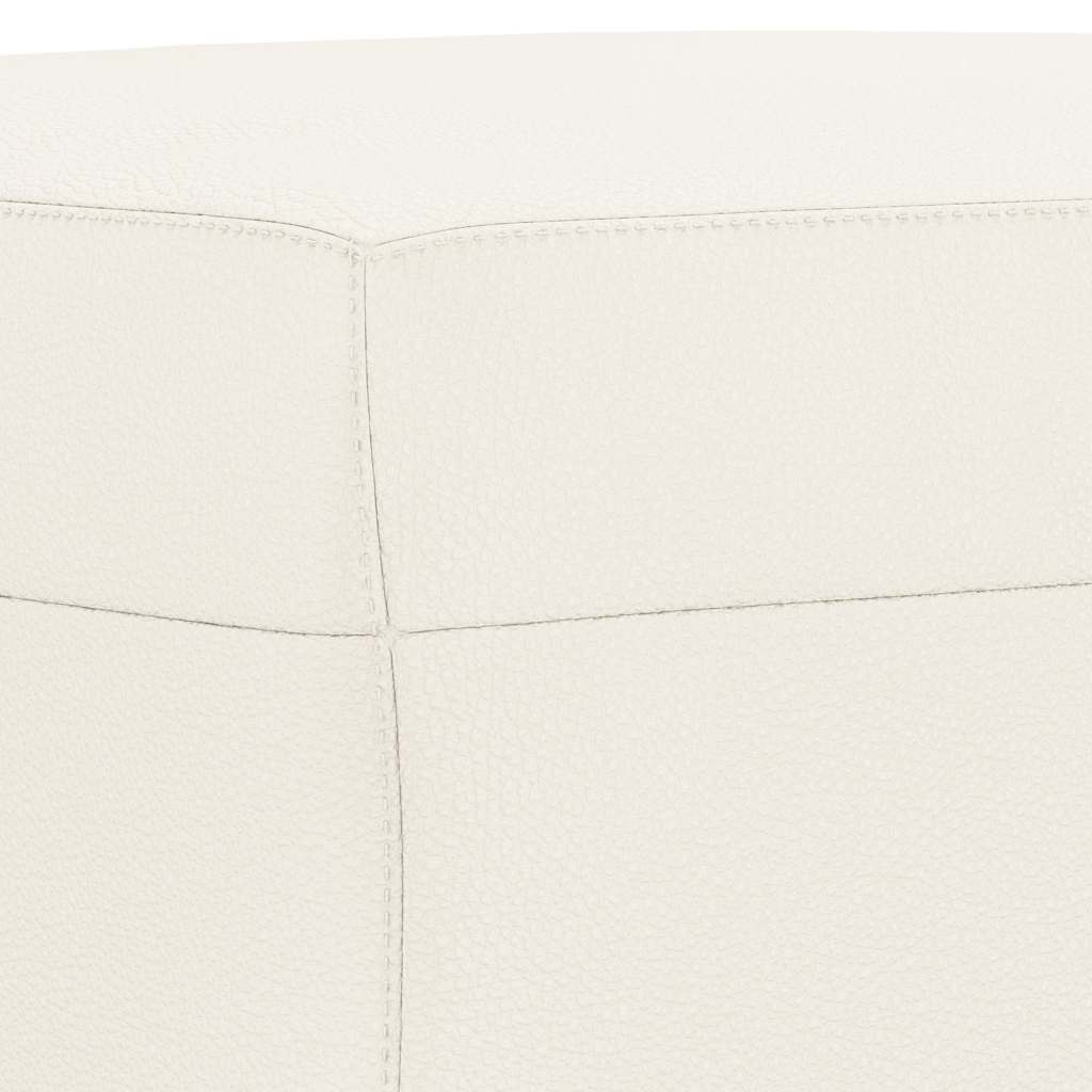 Panca Crema 70x35x41 cm in Similpelle