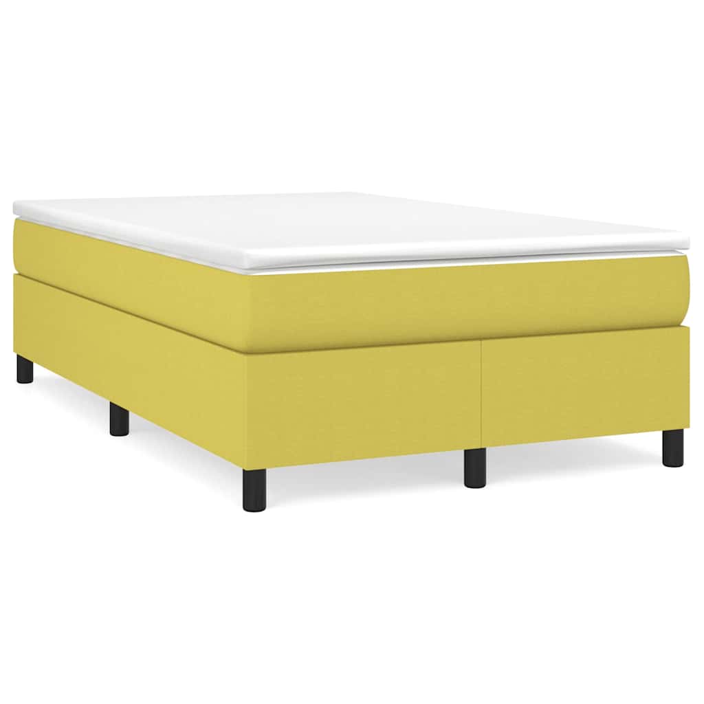Struttura Letto a Rete a Molle Verde 120x200 cm Tessuto