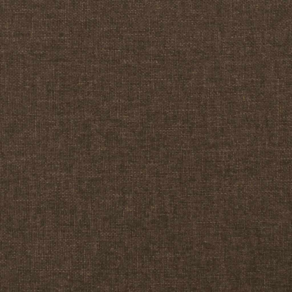 Testiera Marrone Scuro 90x5x118/128 cm Tessuto
