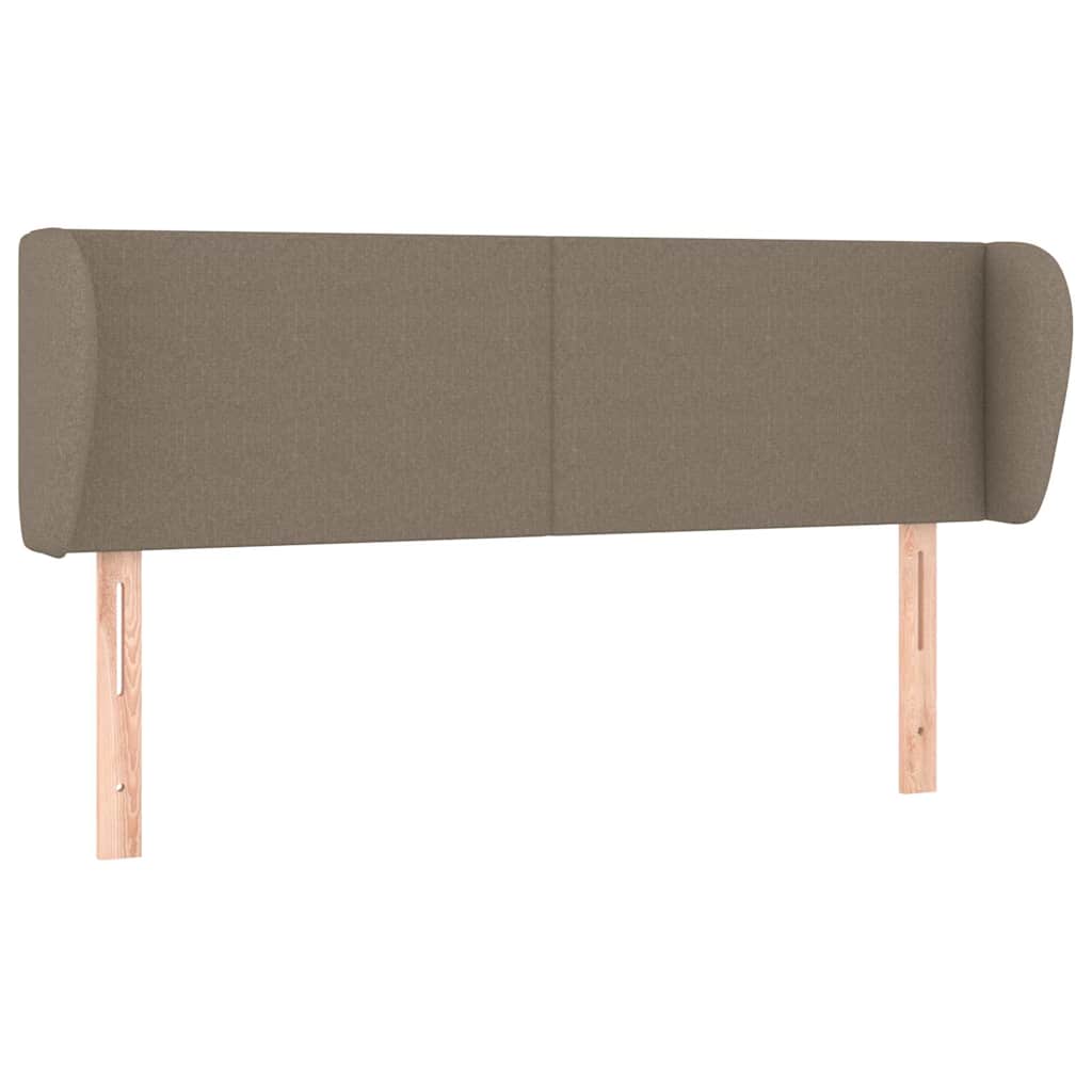 Testiera ad Orecchio Tortora 147x23x78/88 cm in Tessuto