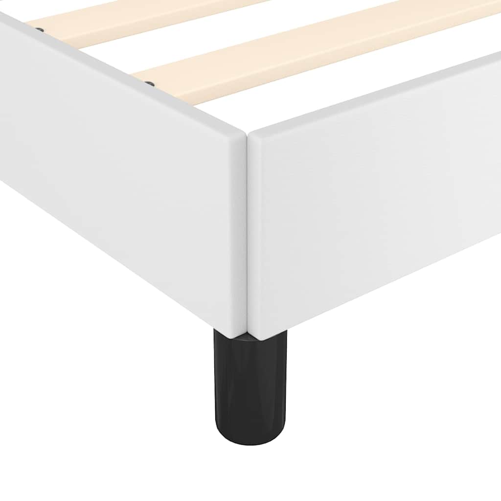 Giroletto con Testiera Bianco 90x200 cm in Similpelle
