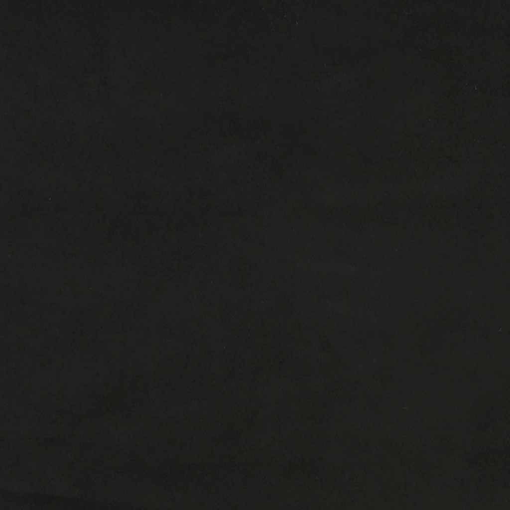 Giroletto con Testiera Nero 80x200 cm in Velluto