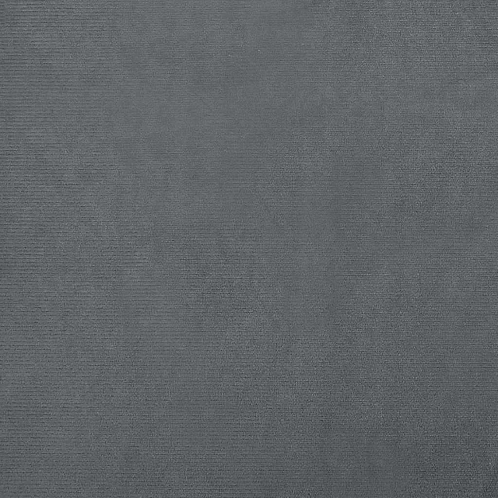 Divano per Bambini Grigio Scuro 70x45x30 cm in Velluto