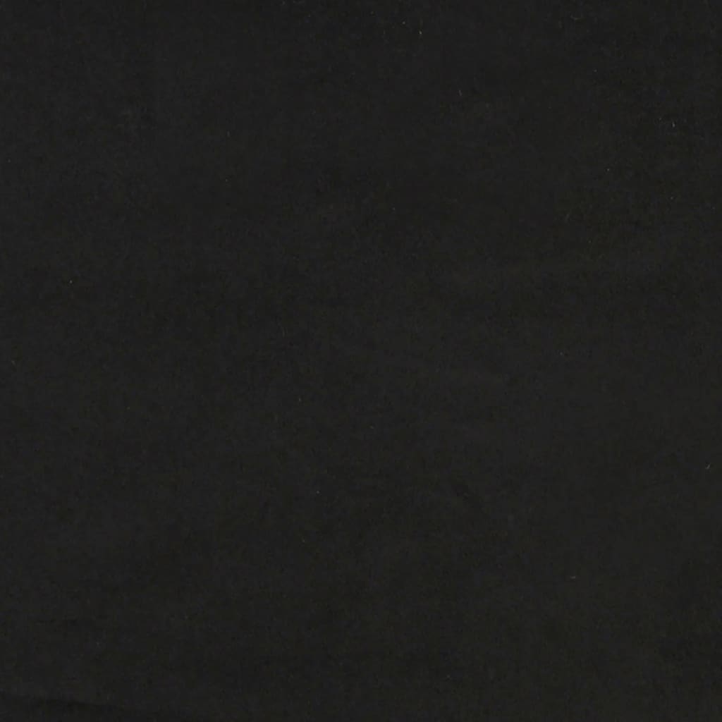 Divano Letto con Letto Estraibile Nero 90x200 cm in Velluto
