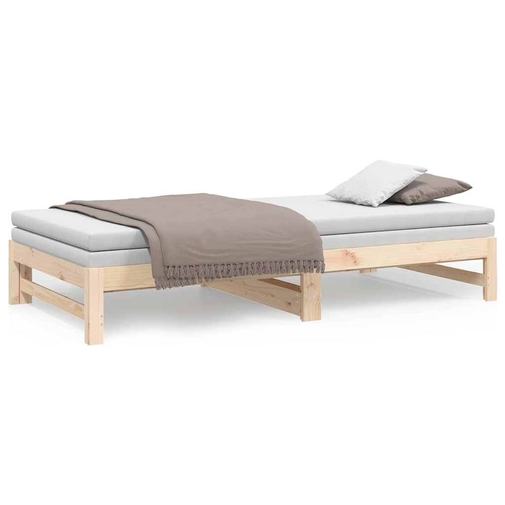 Dormeuse Estraibile 80x200 cm in Legno Massello di Pino