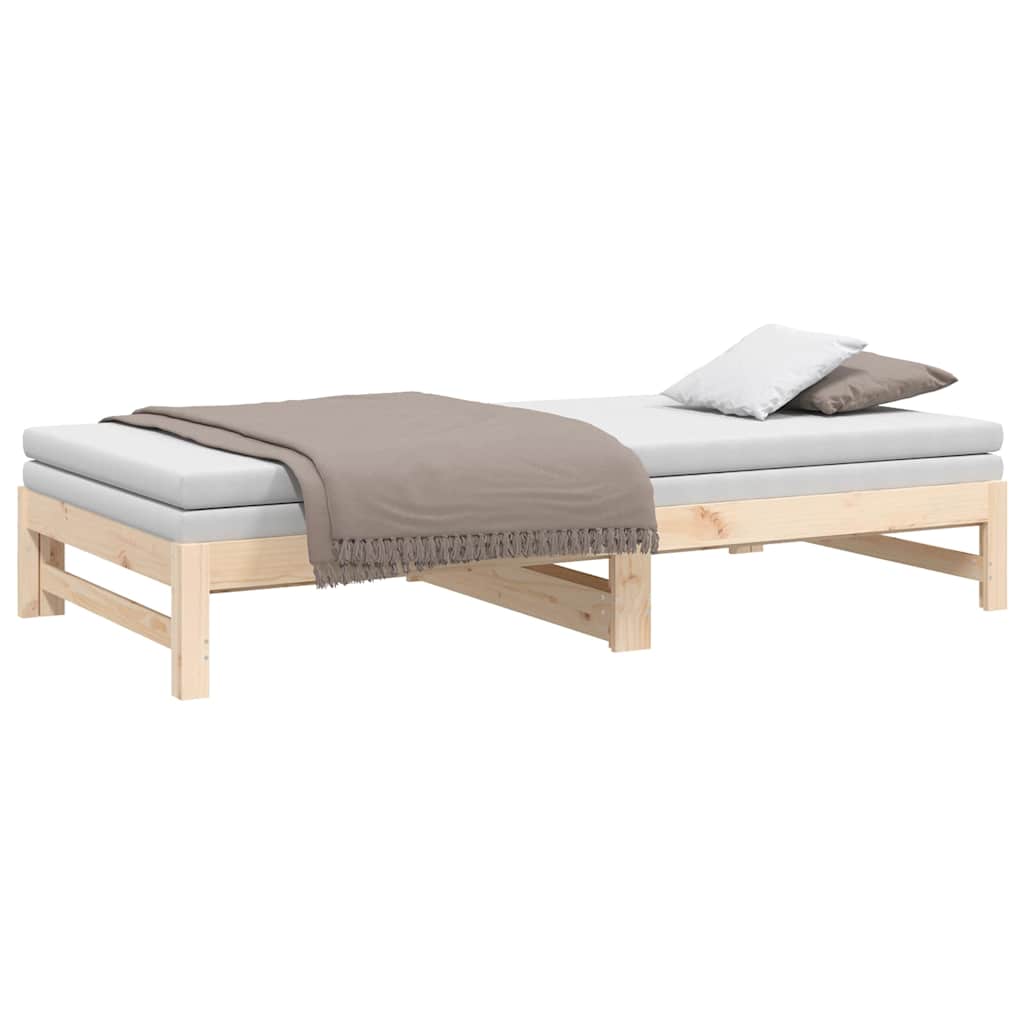 Dormeuse Estraibile 80x200 cm in Legno Massello di Pino