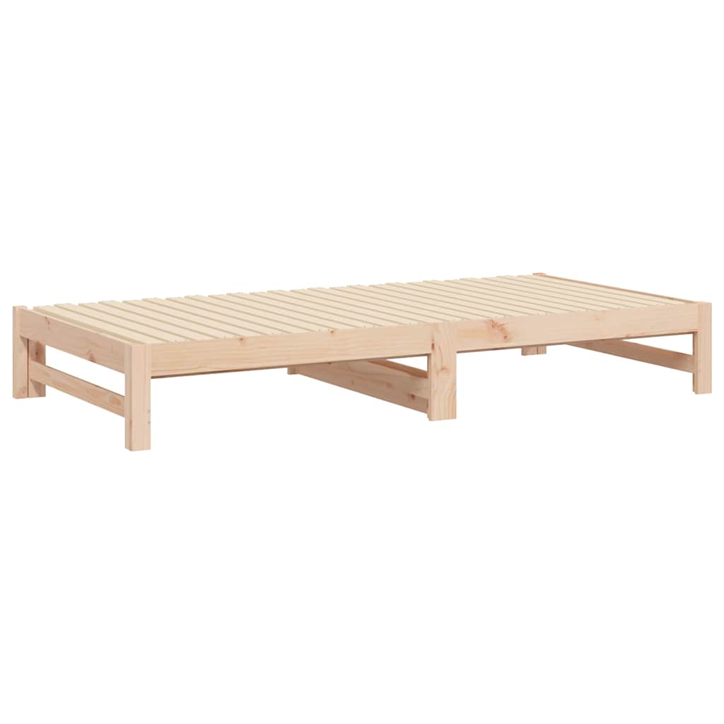 Dormeuse Estraibile 80x200 cm in Legno Massello di Pino