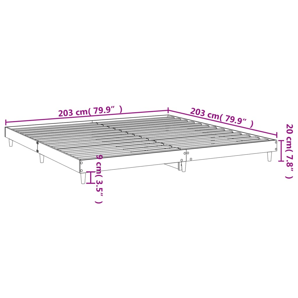 Giroletto Bianco 200x200 cm in Legno Multistrato