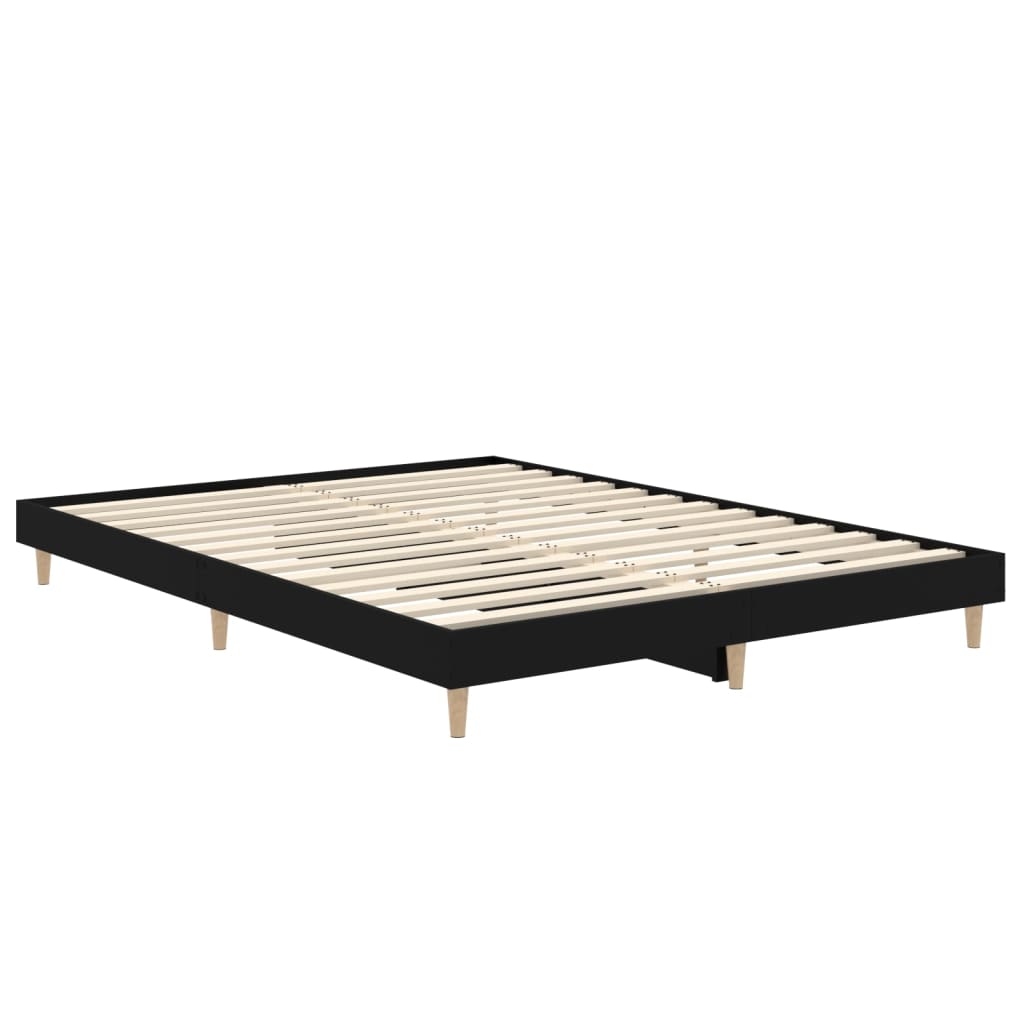 Giroletto Nero 140x190 cm in Legno Multistrato