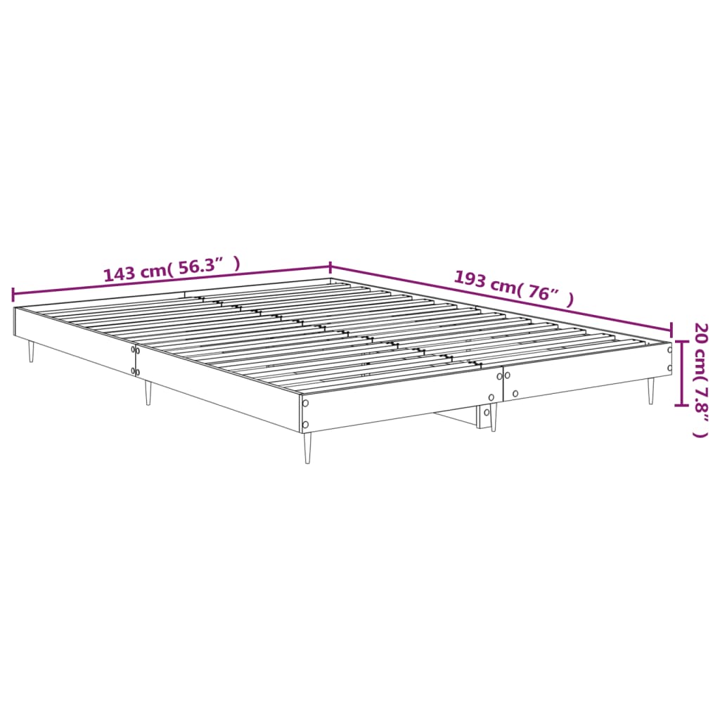 Giroletto Bianco 140x190 cm in Legno Multistrato
