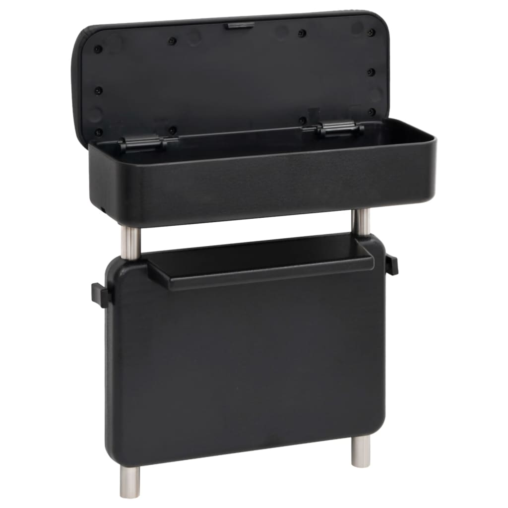 Bracciolo universale per auto nero 23x8x(30-38) cm ABS