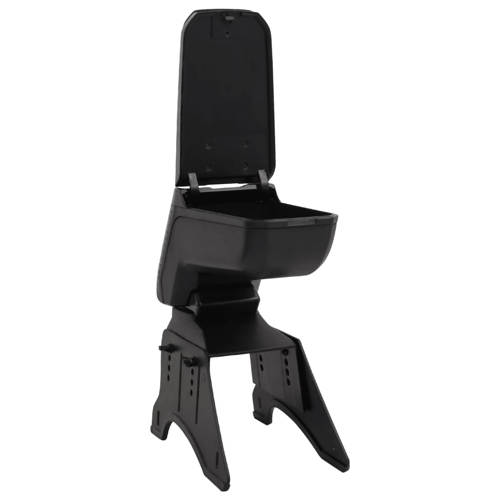 Bracciolo universale per auto nero 13x33x(33-53) cm ABS