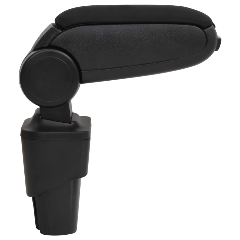 Bracciolo Auto Nero 17x32x(35,5-52) cm ABS