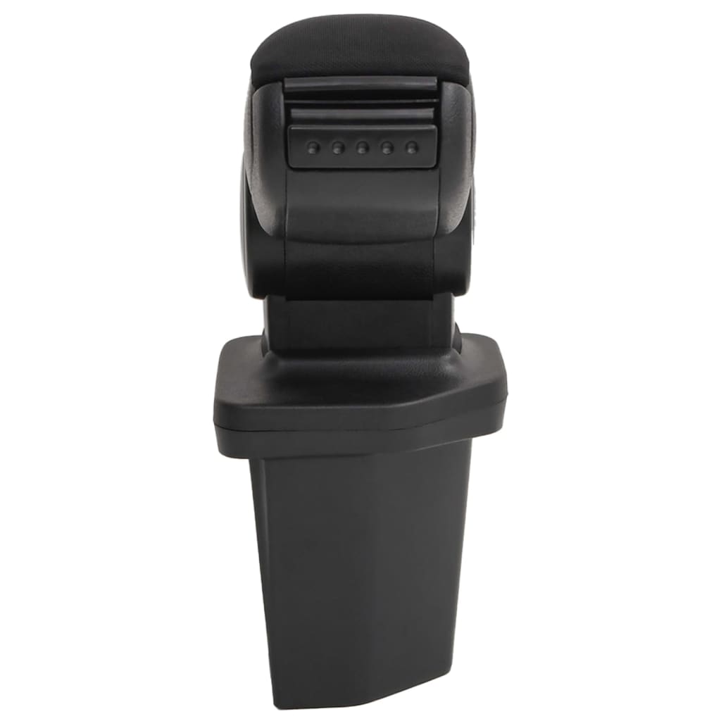 Bracciolo Auto per HYUNDAI I20 (2015-2019) Nero 15x32x(40-52) cm ABS