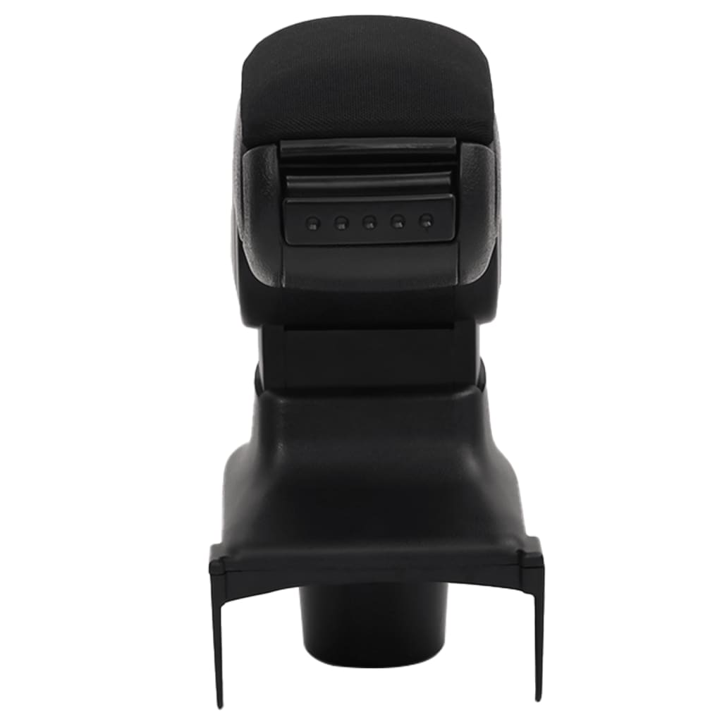 Bracciolo Auto per RENAULT CLIO LHD MK4 (2013) Nero 15x35x(30-47) cm ABS