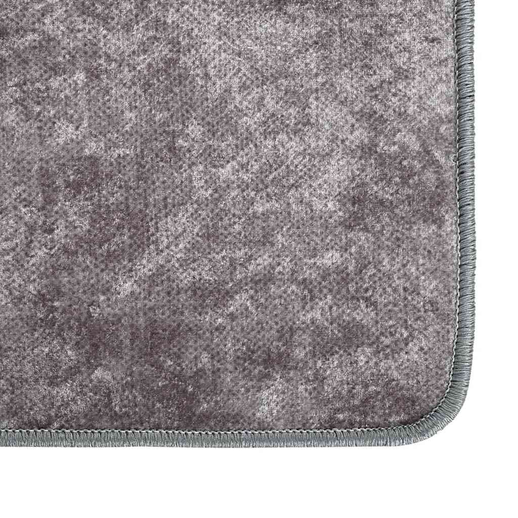 Tappeto Lavabile Grigio 400x300 cm