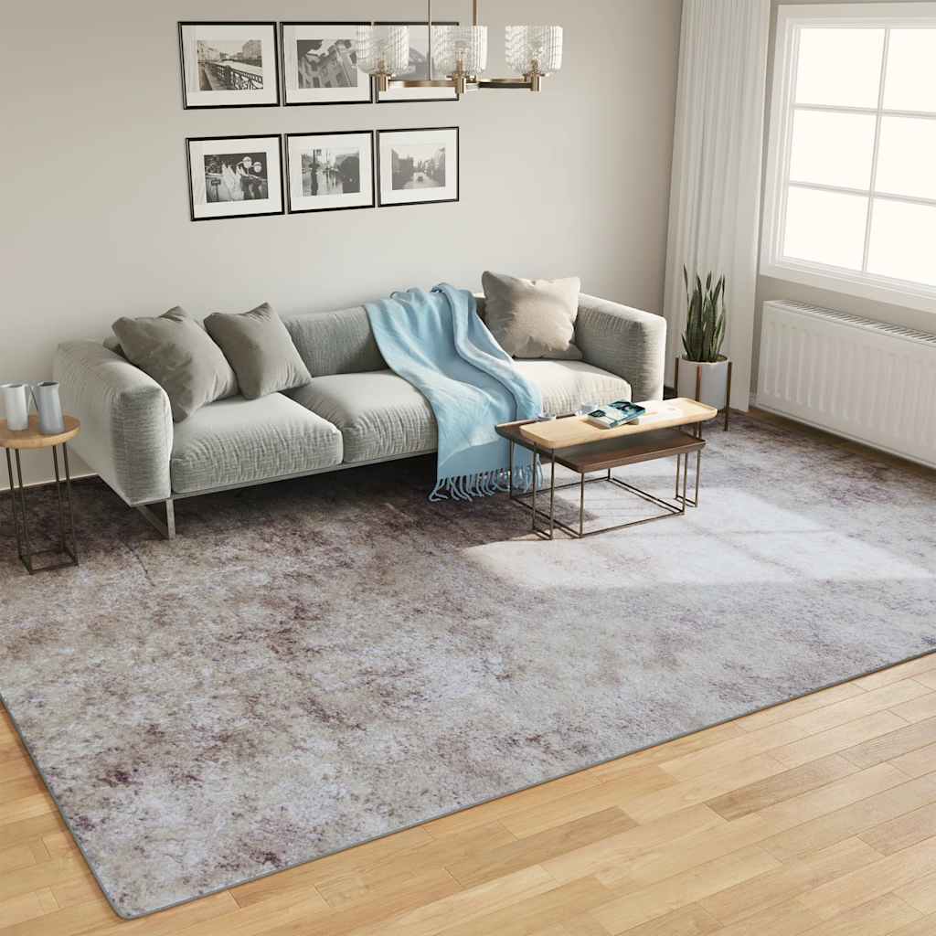 Tappeto Lavabile Grigio 400x300 cm