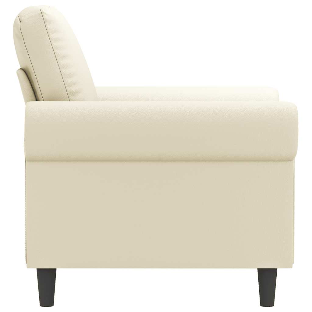 Poltrona Crema 60 cm in Similpelle