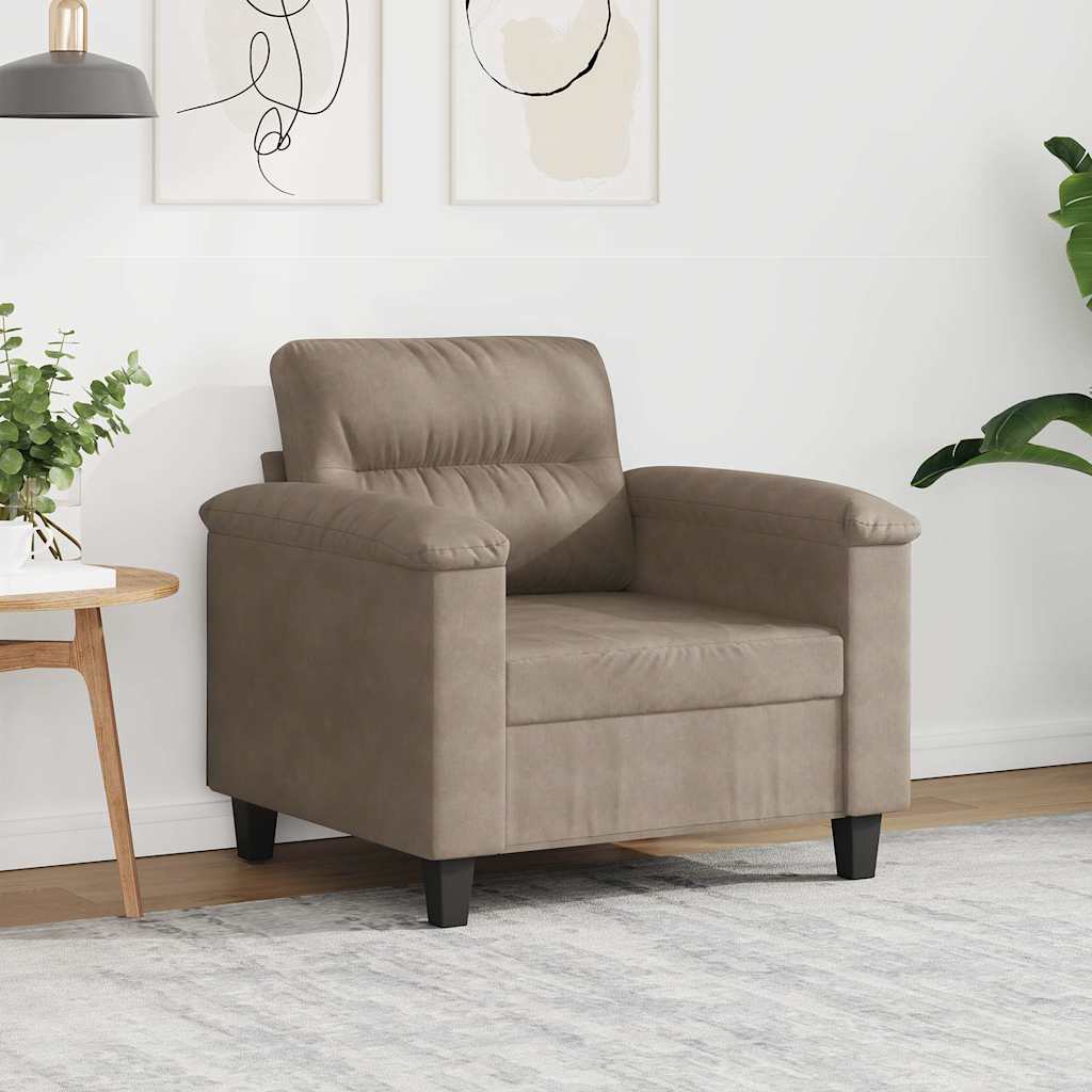 Poltrona Tortora 60 cm in Microfibra