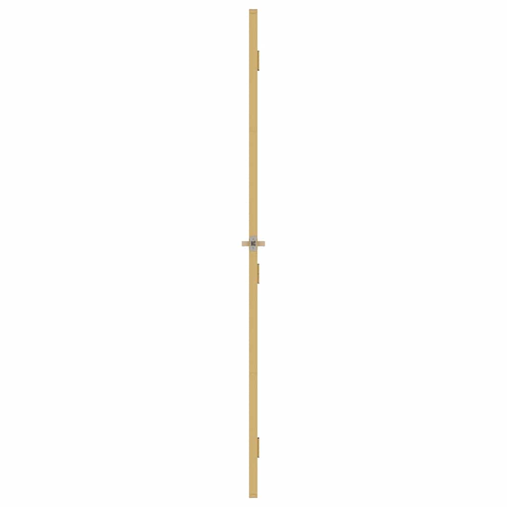Porta Interni Sottile Oro 83x201,5cm Vetro Temperato Alluminio