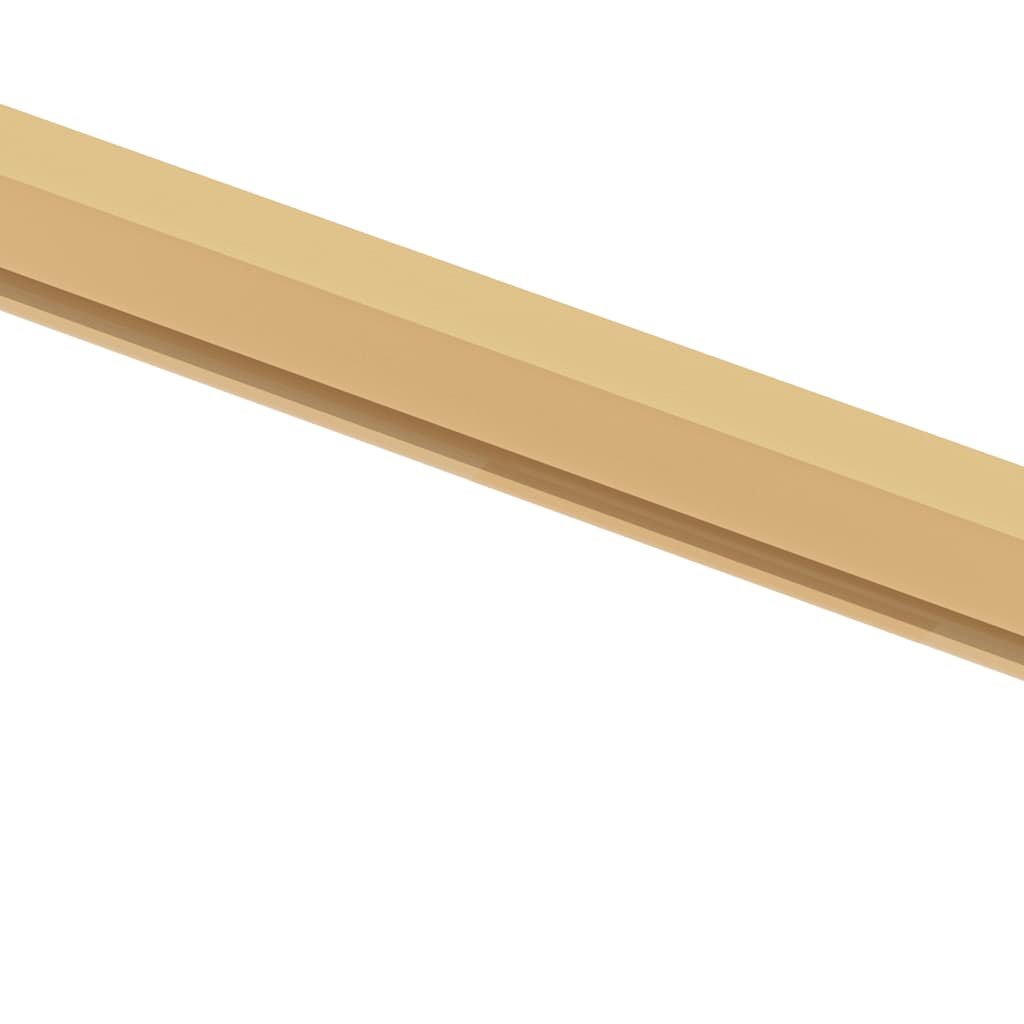 Porta Interni Sottile Oro 83x201,5cm Vetro Temperato Alluminio
