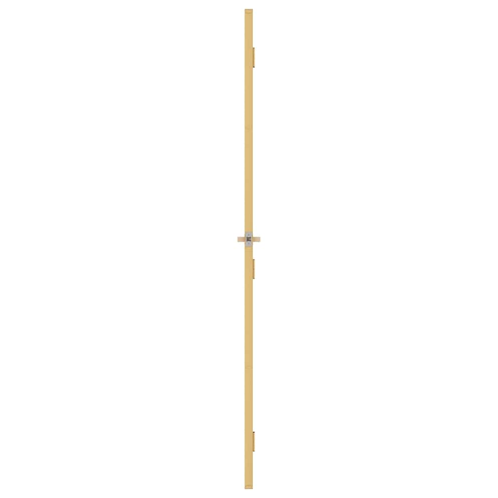 Porta Interni Sottile Oro 83x201,5cm Vetro Temperato Alluminio