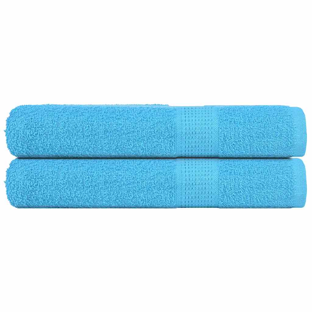 Asciugamani FROGN 2 pz Turchese 100x200 cm 360 g/m²